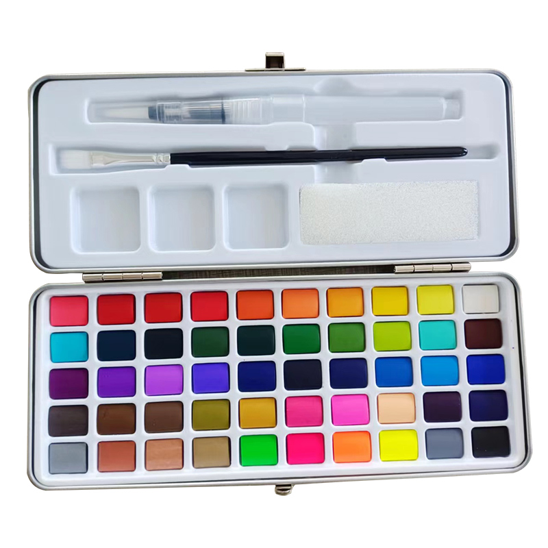 Como usar tinta sólida em aquarela?