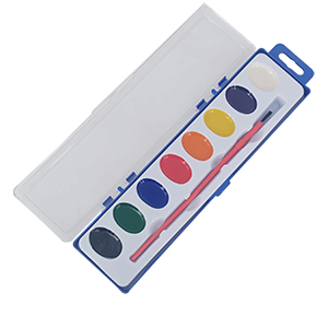 Tinta aquarela semi-seca de 8 cores